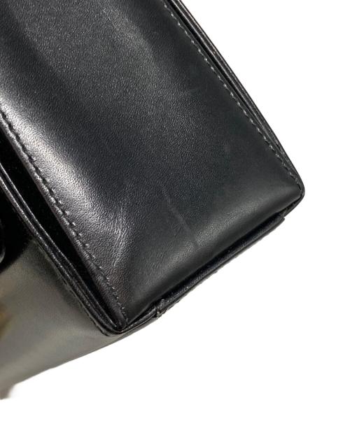 Salvatore Ferragamo（サルヴァトーレ フェラガモ）Salvatore Ferragamo (サルヴァトーレ フェラガモ) ガンチーニレザーショルダーバッグ ブラックの古着・服飾アイテム