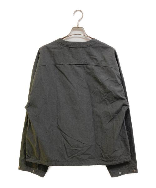 WILLY CHAVARRIA（ウィリーチャバリア）WILLY CHAVARRIA (ウィリーチャバリア) LS KANGAROO V-NECK CHACO グレー サイズ:Ｌの古着・服飾アイテム