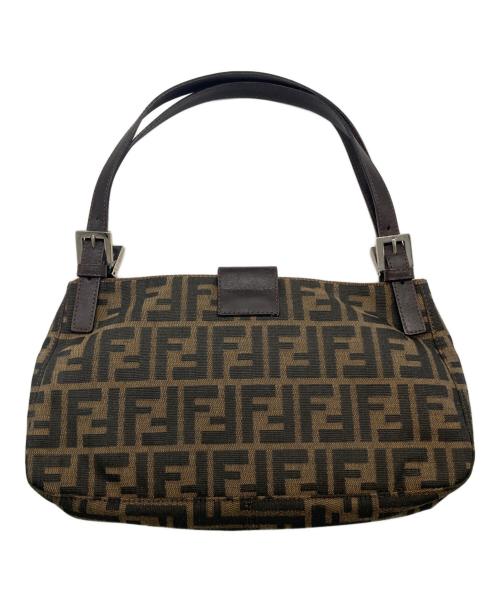 FENDI（フェンディ）FENDI (フェンディ) ズッカ柄マンバケットハンドバッグ ブラウンの古着・服飾アイテム
