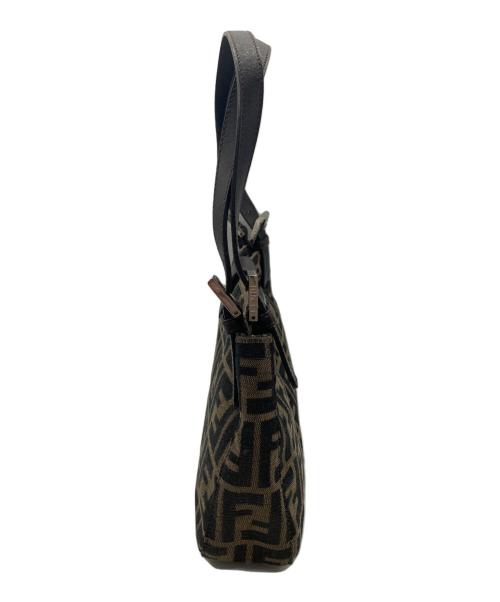 FENDI（フェンディ）FENDI (フェンディ) ズッカ柄マンバケットハンドバッグ ブラウンの古着・服飾アイテム