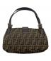 FENDI (フェンディ) ズッカ柄マンバケットハンドバッグ ブラウン：72000円