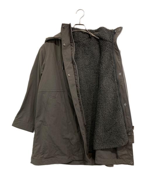 UNTITLED（アンタイトル）UNTITLED (アンタイトル) ボアライナー付きコート グレー サイズ:Mの古着・服飾アイテム