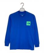 THE NORTH FACEザ ノース フェイス）の古着「SQUARE Logo TEE」｜ブルー