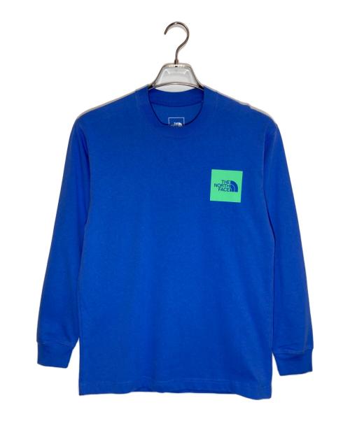 THE NORTH FACE（ザ ノース フェイス）THE NORTH FACE (ザ ノース フェイス) SQUARE Logo TEE ブルー サイズ:XSの古着・服飾アイテム