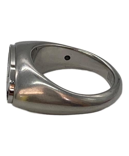 DIESEL（ディーゼル）DIESEL (ディーゼル) Dロゴリング シルバー サイズ:6.5の古着・服飾アイテム