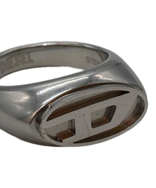 DIESEL（ディーゼル）DIESEL (ディーゼル) Dロゴリング シルバー サイズ:6.5の古着・服飾アイテム