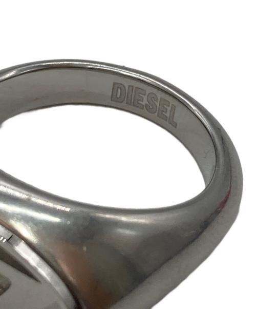 DIESEL（ディーゼル）DIESEL (ディーゼル) Dロゴリング シルバー サイズ:6.5の古着・服飾アイテム