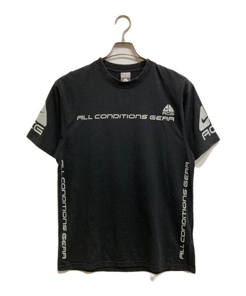 NIKE ACG（ナイキエーシージー）NIKE ACG (ナイキエージーシー) ロゴTシャツ ブラック サイズ:Mの古着・服飾アイテム