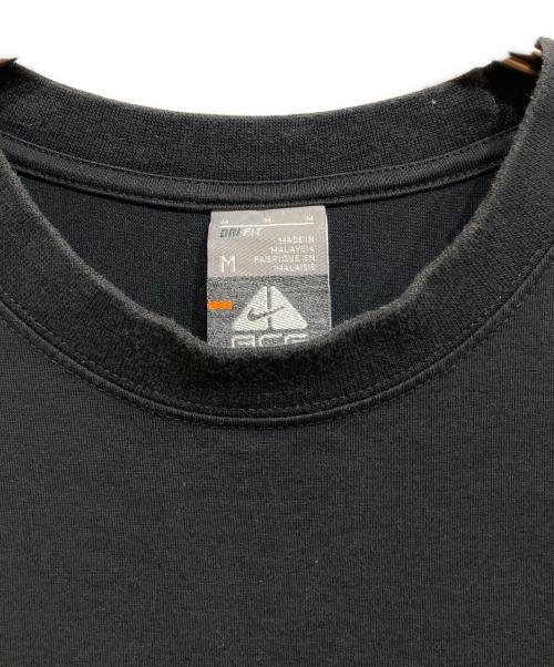 NIKE ACG（ナイキエーシージー）NIKE ACG (ナイキエージーシー) ロゴTシャツ ブラック サイズ:Mの古着・服飾アイテム