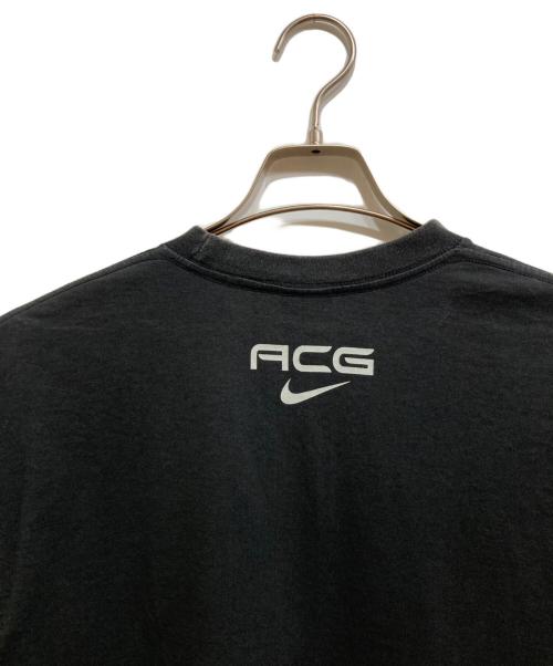 NIKE ACG（ナイキエーシージー）NIKE ACG (ナイキエージーシー) ロゴTシャツ ブラック サイズ:Mの古着・服飾アイテム