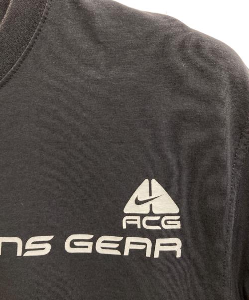 NIKE ACG（ナイキエーシージー）NIKE ACG (ナイキエージーシー) ロゴTシャツ ブラック サイズ:Mの古着・服飾アイテム