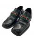 GUCCI（グッチ）の古着「シェリーラインビットローファー/100 0493」｜ブラック