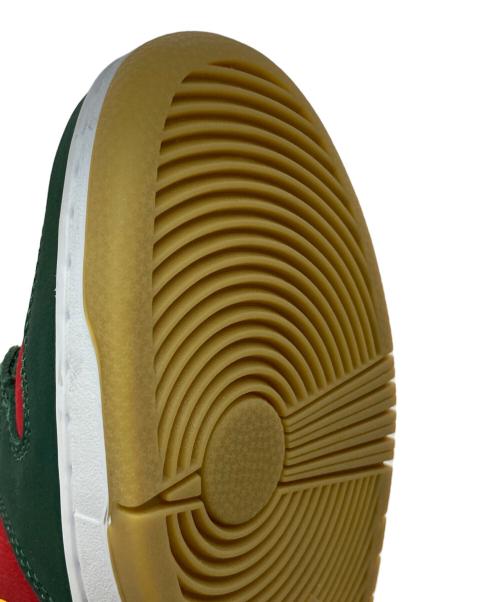 NIKE SB（ナイキエスビー）NIKE SB (ナイキエスビー) Dunk Low PRM レッド×グリーン サイズ:27.5の古着・服飾アイテム