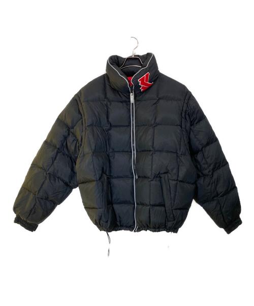 KARL KANI（カールカナイ）KARL KANI (カールカナイ) 3WAYダウンジャケット ブラック×レッド サイズ:Lの古着・服飾アイテム