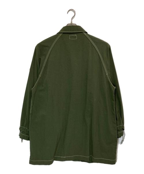 C.E（シーイー）C.E (シーイー キャブエンプト) OVERDYE GREEN NYLON JACKET オリーブ サイズ:Lの古着・服飾アイテム
