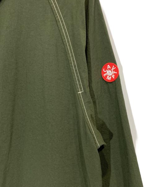C.E（シーイー）C.E (シーイー キャブエンプト) OVERDYE GREEN NYLON JACKET オリーブ サイズ:Lの古着・服飾アイテム
