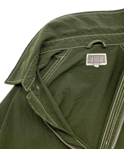 C.E（シーイー）C.E (シーイー キャブエンプト) OVERDYE GREEN NYLON JACKET オリーブ サイズ:Lの古着・服飾アイテム