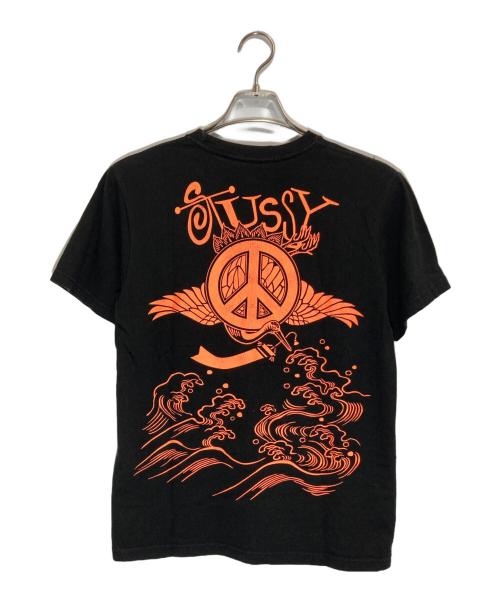 stussy（ステューシー）stussy (ステューシー) WONDER WORKER GUERRILLA BAND TEE ブラック サイズ:Sの古着・服飾アイテム