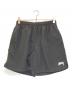 stussy（ステューシー）の古着「ハーフパンツ」｜ブラック