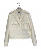 theoryセオリー）の古着「Textured GAB BXY Military JKT」｜ホワイト
