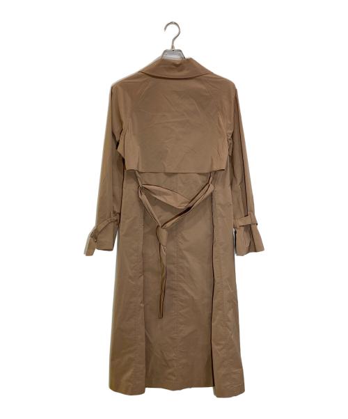 icB（アイシービー）icB (アイシービー) 【撥水加工】 メモリーストレッチタフタ トレンチコート ベージュ サイズ:2の古着・服飾アイテム