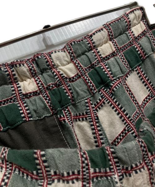 KUON（クオン）KUON (クオン) チェックパンツ グリーン サイズ:SMALLの古着・服飾アイテム