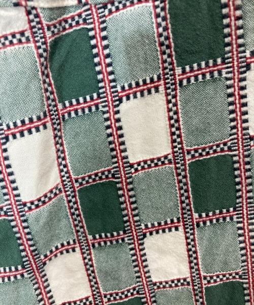 KUON（クオン）KUON (クオン) チェックパンツ グリーン サイズ:SMALLの古着・服飾アイテム