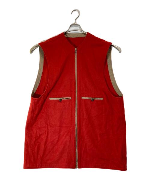 NICENESS（ナイスネス）NICENESS (ナイスネス) ウールライナーベスト レッド サイズ:SIZE Lの古着・服飾アイテム