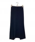 MADISON BLUEマディソンブルー）の古着「ワッフルスカート」｜ネイビー