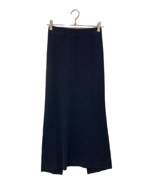 MADISON BLUE（マディソンブルー）MADISON BLUE (マディソンブルー) ワッフルスカート ネイビー サイズ:1の古着・服飾アイテム