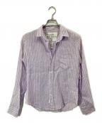 Frank&Eileenフランクアンドアイリーン）の古着「BARRYスキッパーシャツ」｜パープル