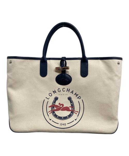 LONGCHAMP（ロンシャン）LONGCHAMP (ロンシャン) ロゾトートバッグ/1681643733 アイボリー サイズ:-の古着・服飾アイテム