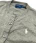 中古・古着 POLO RALPH LAUREN (ポロ・ラルフローレン) ピマコットンクルーネックカーディガン グレー サイズ:XS：6000円