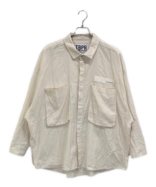 TIGHTBOOTH PRODUCTION（タイトブースプロダクション）TIGHTBOOTH PRODUCTION (タイトブースプロダクション) CORD BIG SHIRT アイボリー サイズ:Mの古着・服飾アイテム