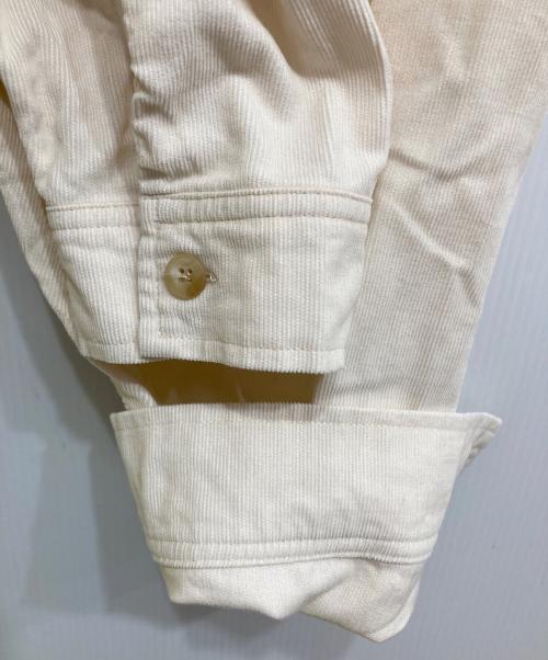 TIGHTBOOTH PRODUCTION（タイトブースプロダクション）TIGHTBOOTH PRODUCTION (タイトブースプロダクション) CORD BIG SHIRT アイボリー サイズ:Mの古着・服飾アイテム