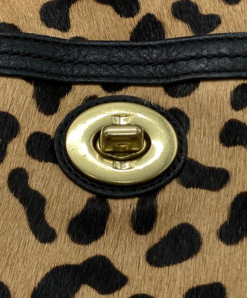 COACH（コーチ）COACH (コーチ) レオパードハラコワンショルダーバッグ ベージュの古着・服飾アイテム