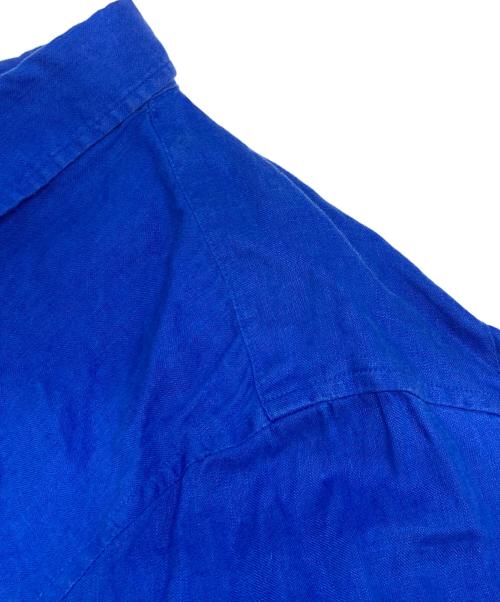 LAUREN RALPH LAUREN（ローレンラルフローレン）LAUREN RALPH LAUREN (ローレンラルフローレン) 長袖リネンシャツ ブルー サイズ:Lの古着・服飾アイテム
