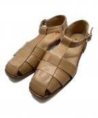 PASCUCCIパスクッチ）の古着「グルカサンダル」｜ベージュ