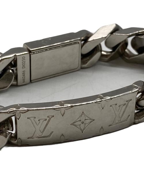 LOUIS VUITTON（ルイ ヴィトン）LOUIS VUITTON (ルイ ヴィトン) モノグラム チェーンブレスレット シルバーの古着・服飾アイテム