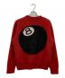 stussy (ステューシー) 8 Ball Heavy Brushed Mohair レッド サイズ:L：15000円