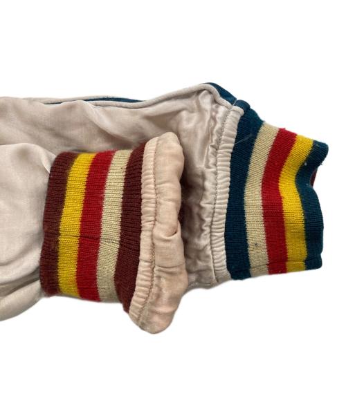 HOUSTON（ヒューストン）HOUSTON (ヒューストン) スカジャン ネイビー×レッド サイズ:Ⅿの古着・服飾アイテム