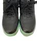 中古・古着 NIKE (ナイキ) Air Force 1 React LV8 ブラック×グリーン サイズ:26：6000円
