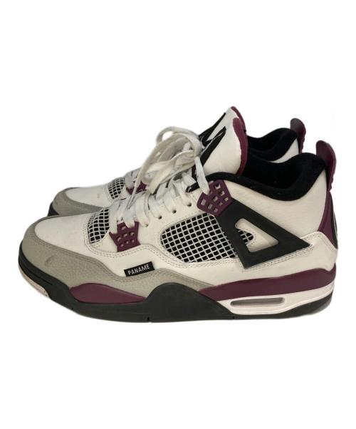 NIKE（ナイキ）NIKE (ナイキ) Paris Saint-Germain (パリサンジェルマン) Air Jordan 4 Retro/CZ5624-100 ホワイト×パープル サイズ:28cmの古着・服飾アイテム