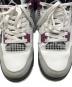 中古・古着 NIKE (ナイキ) Paris Saint-Germain (パリサンジェルマン) Air Jordan 4 Retro/CZ5624-100 ホワイト×パープル サイズ:28cm：14000円