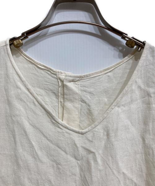 journal standard luxe（ジャーナルスタンダード ラックス）JOURNAL STANDARD LUXE (ジャーナルスタンダード リュクス) 40リネン 2WAYギャザーワンピース ベージュ サイズ:下記参照の古着・服飾アイテム