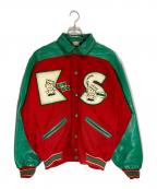 sailorsセイラーズ）の古着「ヴィンテージスタジャン」｜レッド×グリーン