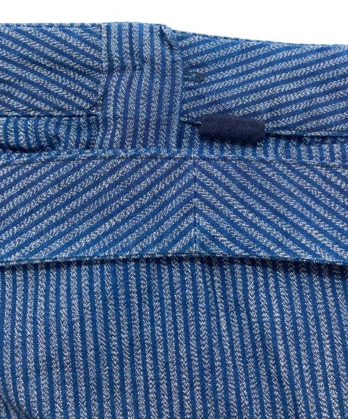 45R（フォーティファイブ・アール）45R (フォーティファイブ・アール) ストライプフレアスカート インディゴ サイズ:2の古着・服飾アイテム