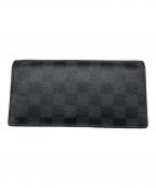 LOUIS VUITTONルイ ヴィトン）の古着「ポルトフォイユ ブラザ」｜グレー×ブラック