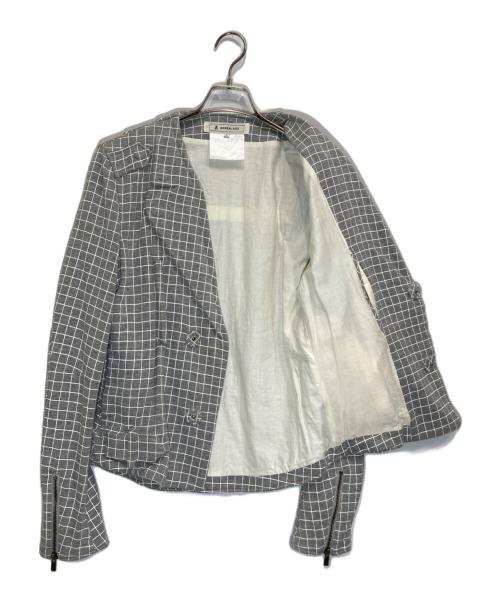 ANREALAGE（アンリアレイジ）ANREALAGE (アンリアレイジ) SHELLジャケット グレー サイズ:Lの古着・服飾アイテム