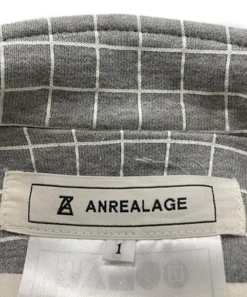 ANREALAGE（アンリアレイジ）ANREALAGE (アンリアレイジ) SHELLジャケット グレー サイズ:Lの古着・服飾アイテム